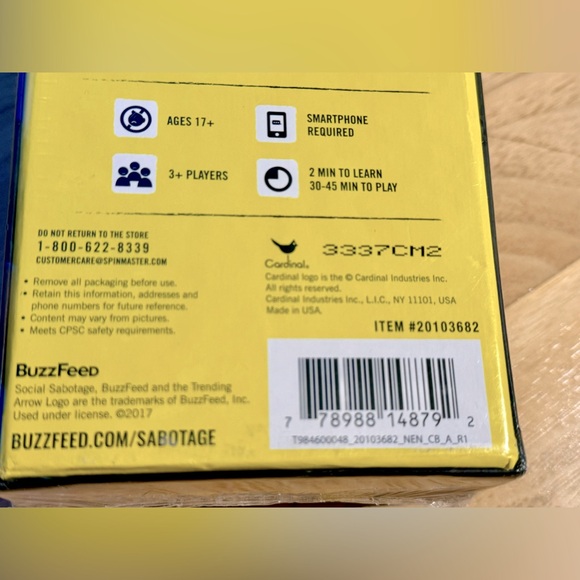 NWT / FACTORY SEALED - Social Sabotage “An Awkward Party Game” by BUZZFEED - Picture 7 of 9